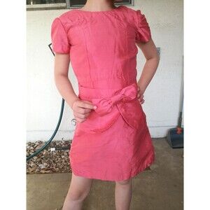 Pink interview dress pageant sz 4/5 Halloween costume office worker secretary